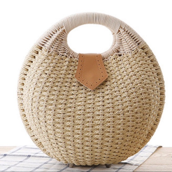 Handbags - 💫Last 1💫Rattan Snails Nest Handbag